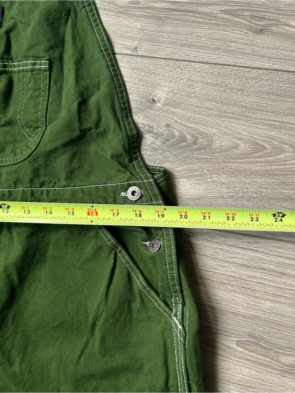L.C. King Overalls Green Size 36 - Picture 7 of 13